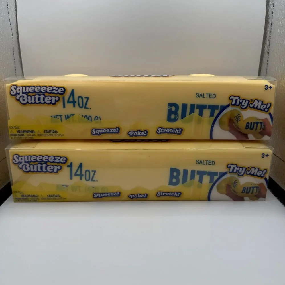 Sunny Days - Squeeeeze Butter *Authentic* Viral Sensory Squishy Toy (Set of 2)